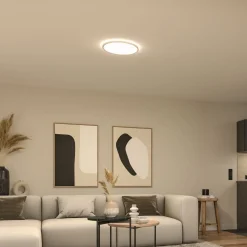 Paulmann LED-paneeli Atria Shine, halkaisija 40 cm, valkoinen, IP20, 3000 K,