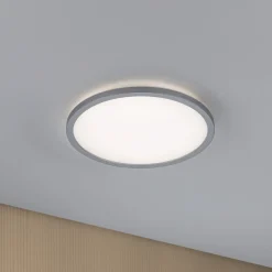 Paulmann LED-paneeli Atria Shine kromi Ø29 cm 3000 K päälle/pois IP20