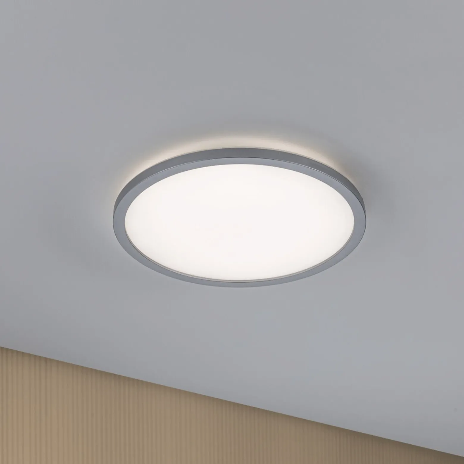 Paulmann LED-paneeli Atria Shine kromi Ø29 cm 3000 K päälle/pois IP20