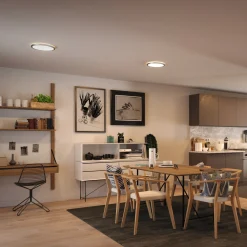 Paulmann LED-paneeli Atria Shine kromi Ø29 cm 3000 K päälle/pois IP20