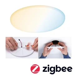 Paulmann-LED-paneeli Veluna, CCT ZigBee 18,5 cm