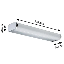 Paulmann -LED-peililamppu Arneb IP44 WhiteSwitch