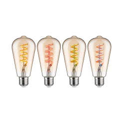 Paulmann LED-rust. ZigBee E27 6,3W RGBW him. kulta