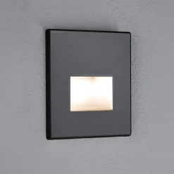 Paulmann LED-seinäuppovalaisin EDGE, musta