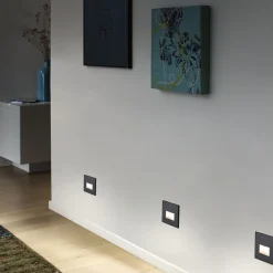 Paulmann LED-seinäuppovalaisin EDGE, musta