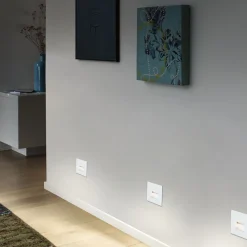 Paulmann LED-seinäuppovalaisin EDGE, valkoinen