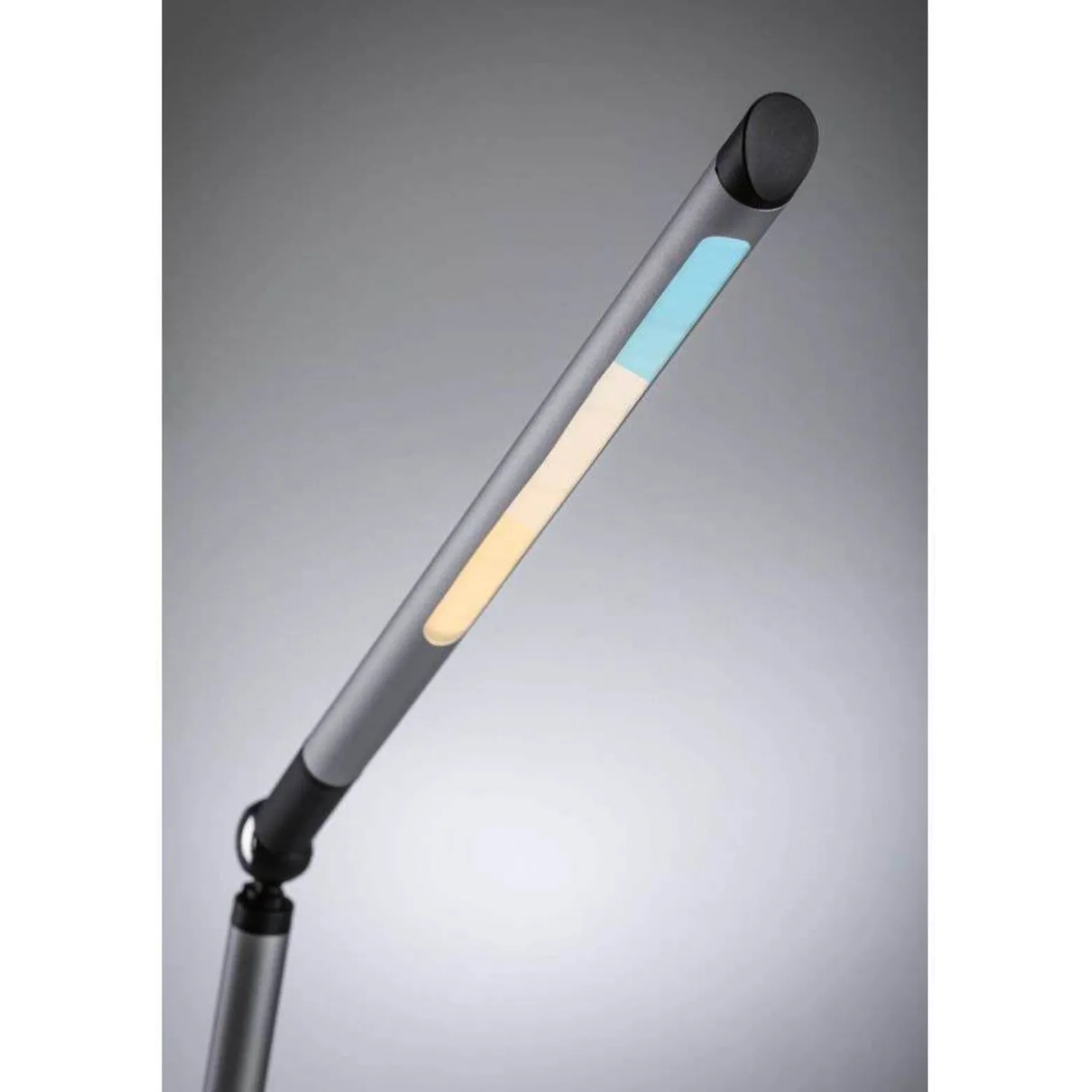 Paulmann LED-työpöytälamppu FlexBar, hopea, 36 cm, CCT