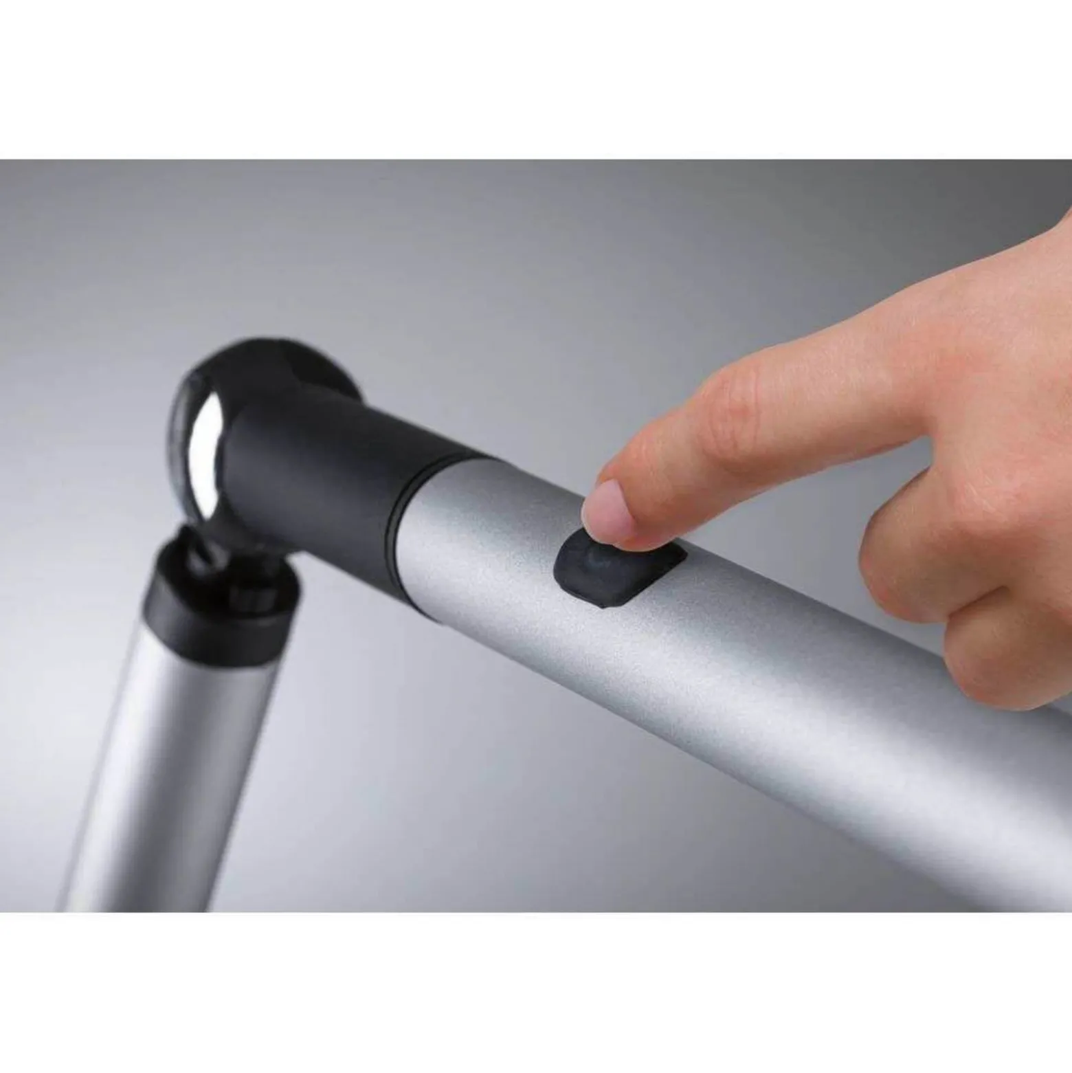 Paulmann LED-työpöytälamppu FlexBar, hopea, 36 cm, CCT