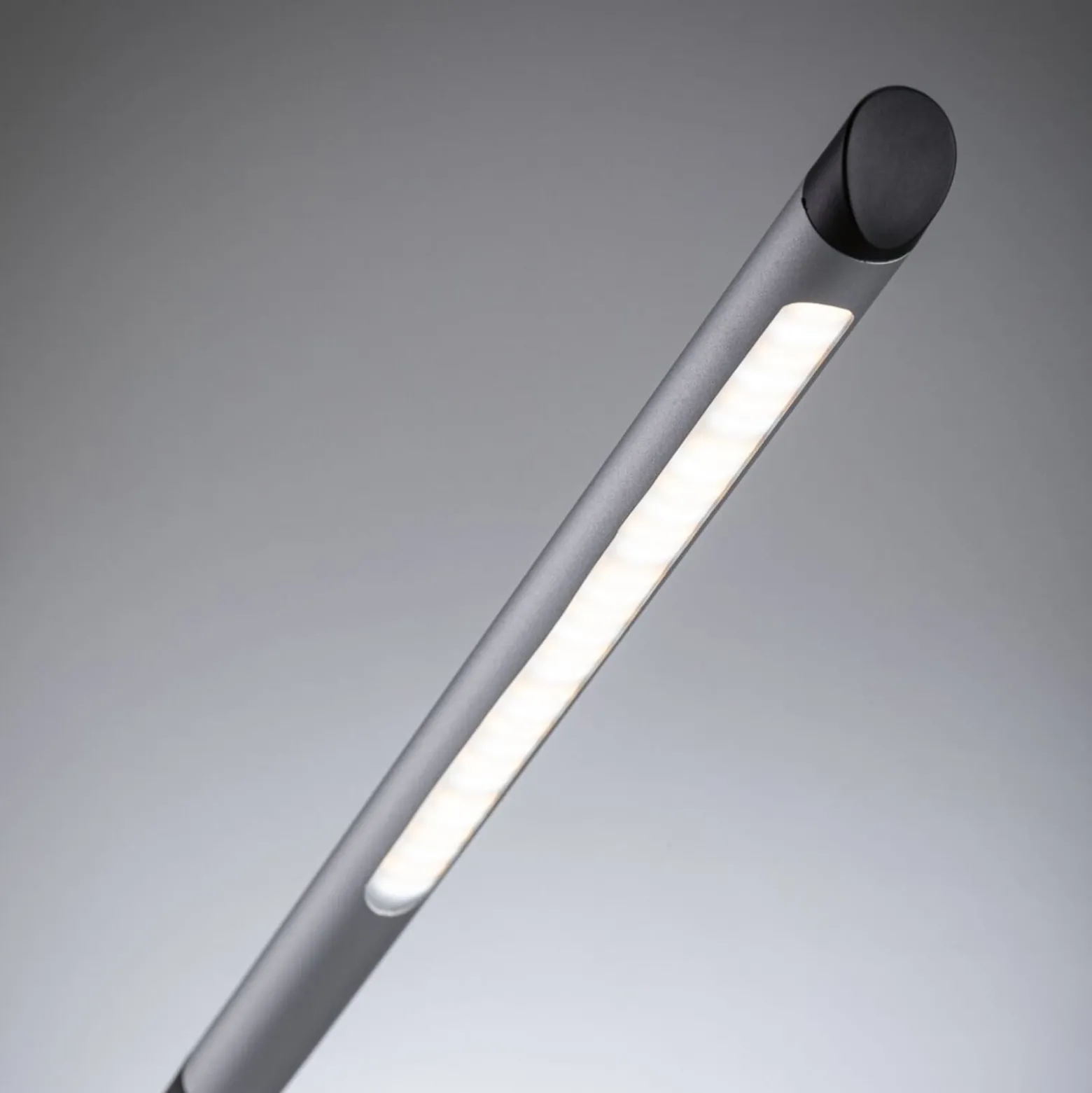 Paulmann LED-työpöytälamppu FlexBar, hopea, 36 cm, CCT