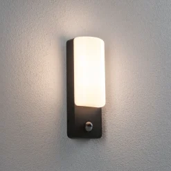 Paulmann LED-ulkoseinälamppu Bonnie, alumiini, antrasiitti, anturi