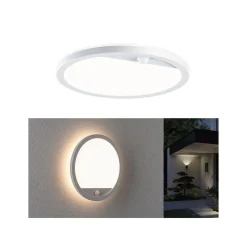 Paulmann LED-ulkoseinälamppu Lamina, valkoinen, anturi, IP44