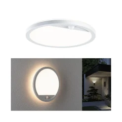 Paulmann LED-ulkoseinälamppu Lamina, valkoinen, anturi, IP44