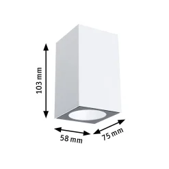 Paulmann LED-ulkoseinävalaisin Flame, valkoinen