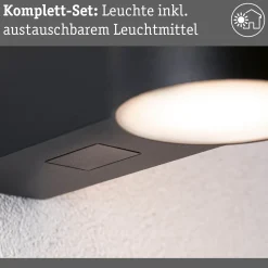 Paulmann LED-ulkoseinävalaisin Sienna, alumiini, anturi
