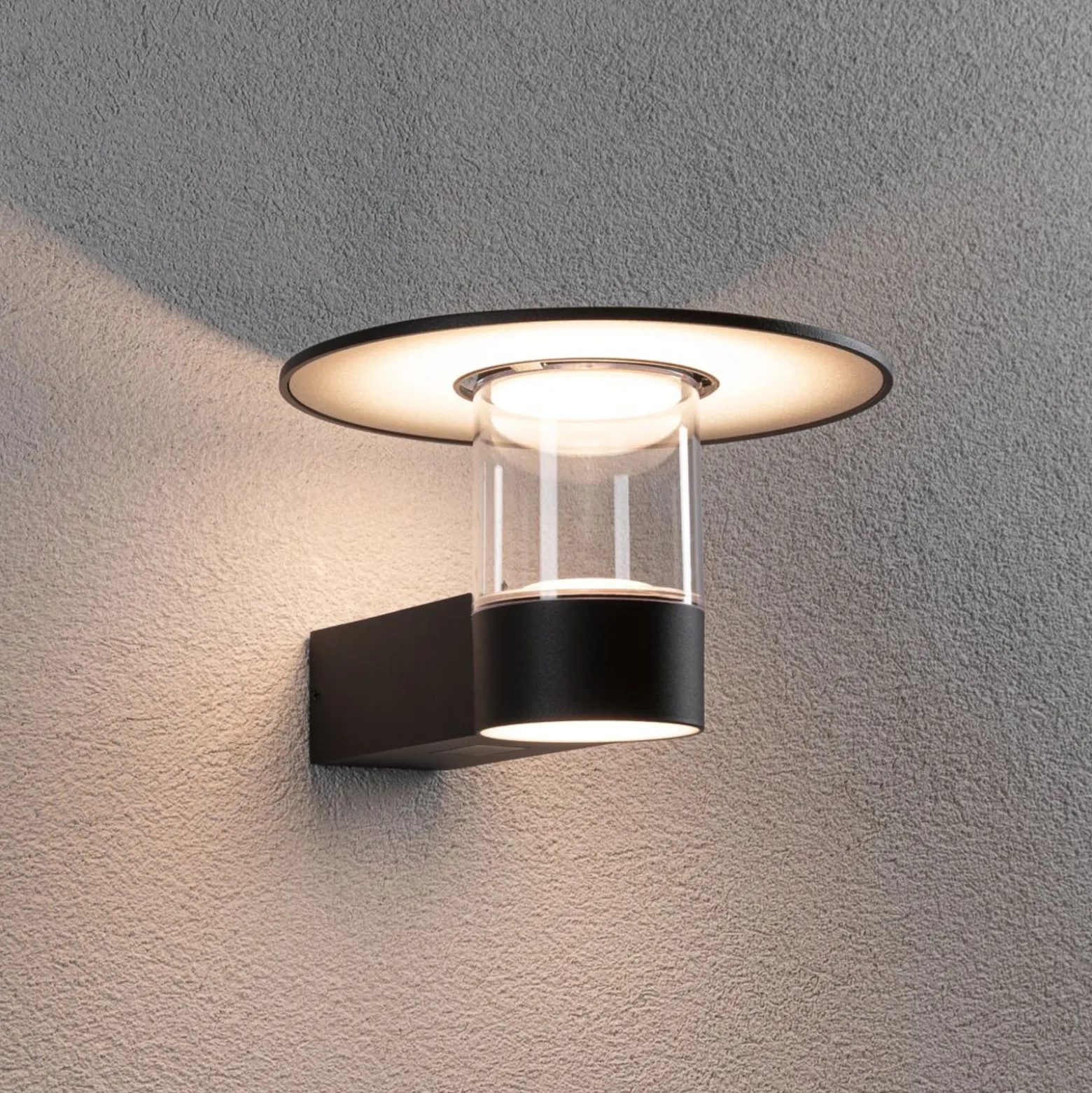 Paulmann LED-ulkoseinävalaisin Sienna, alumiini, anturi