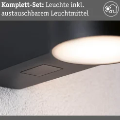 Paulmann LED-ulkoseinävalaisin Sienna, alumiini, anturi