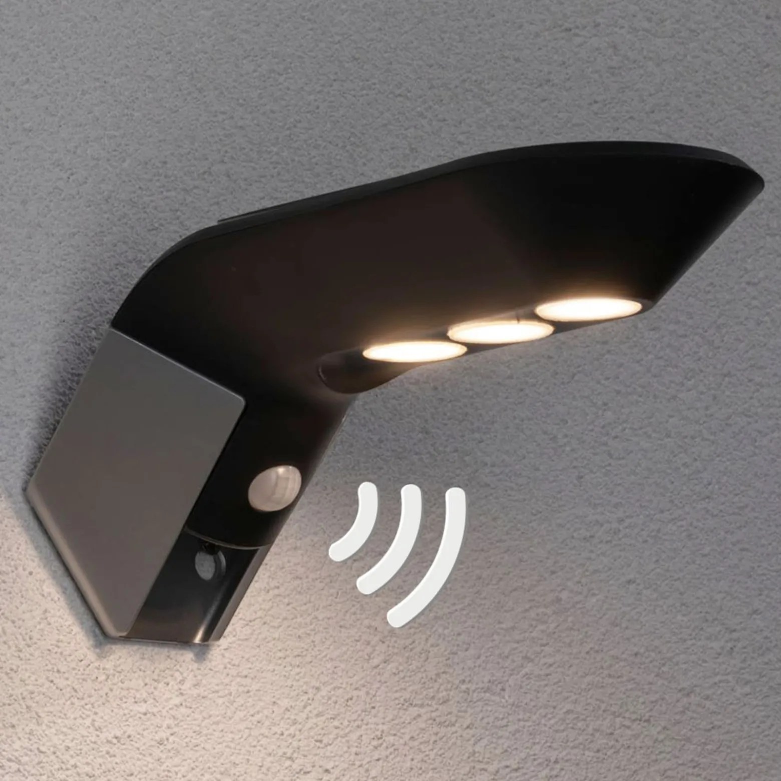 Paulmann LED-ulkoseinävalo Soley, antrasitti