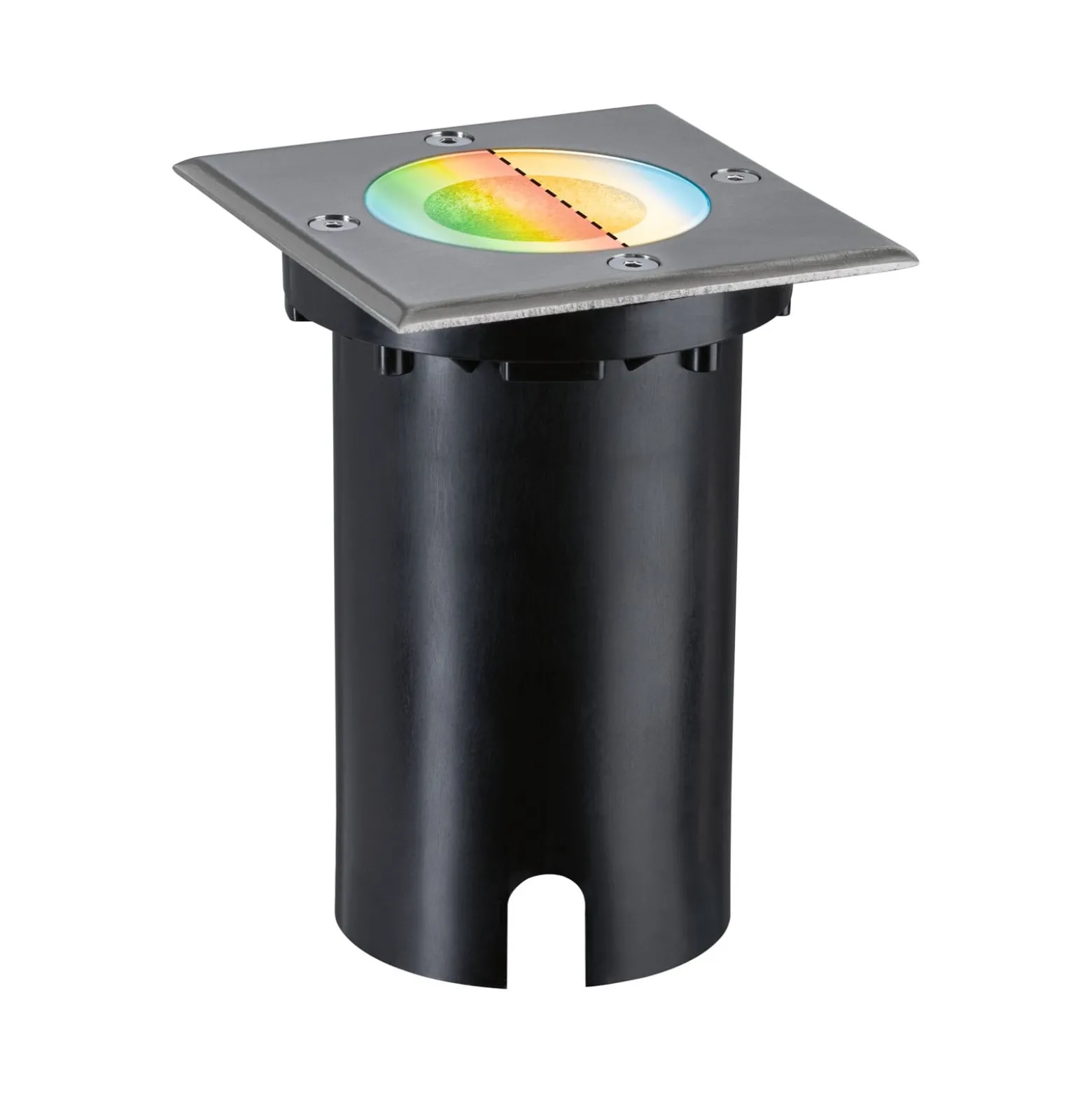 Paulmann LED upotettu lattiavalaisin Lattia, kulmikas, RGBW, zigbee
