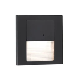 Paulmann LED-uppovalaisin Tsaro, liiketunnistimella, musta, muovia