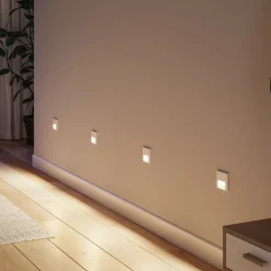 Paulmann LED-uppovalaisin Tsaro, valkoinen, muovi, 2700 K