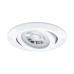 Paulmann LED-uppovalo, valkoinen Ø 8 cm 4,8 W päälle/pois 10 kpl:n sarja