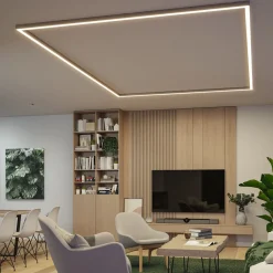 Paulmann LED-valolista Linion, kromi, 100 cm, 3 000 K