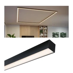 Paulmann LED-valolista Linion, musta, 100 cm, 3 000 K