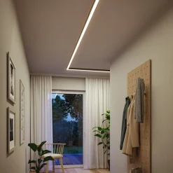 Paulmann LED-valolista Linion, musta, 100 cm, 3 000 K