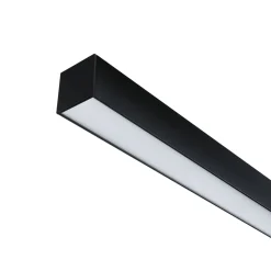 Paulmann LED-valolista Linion, musta, 100 cm, 3 000 K