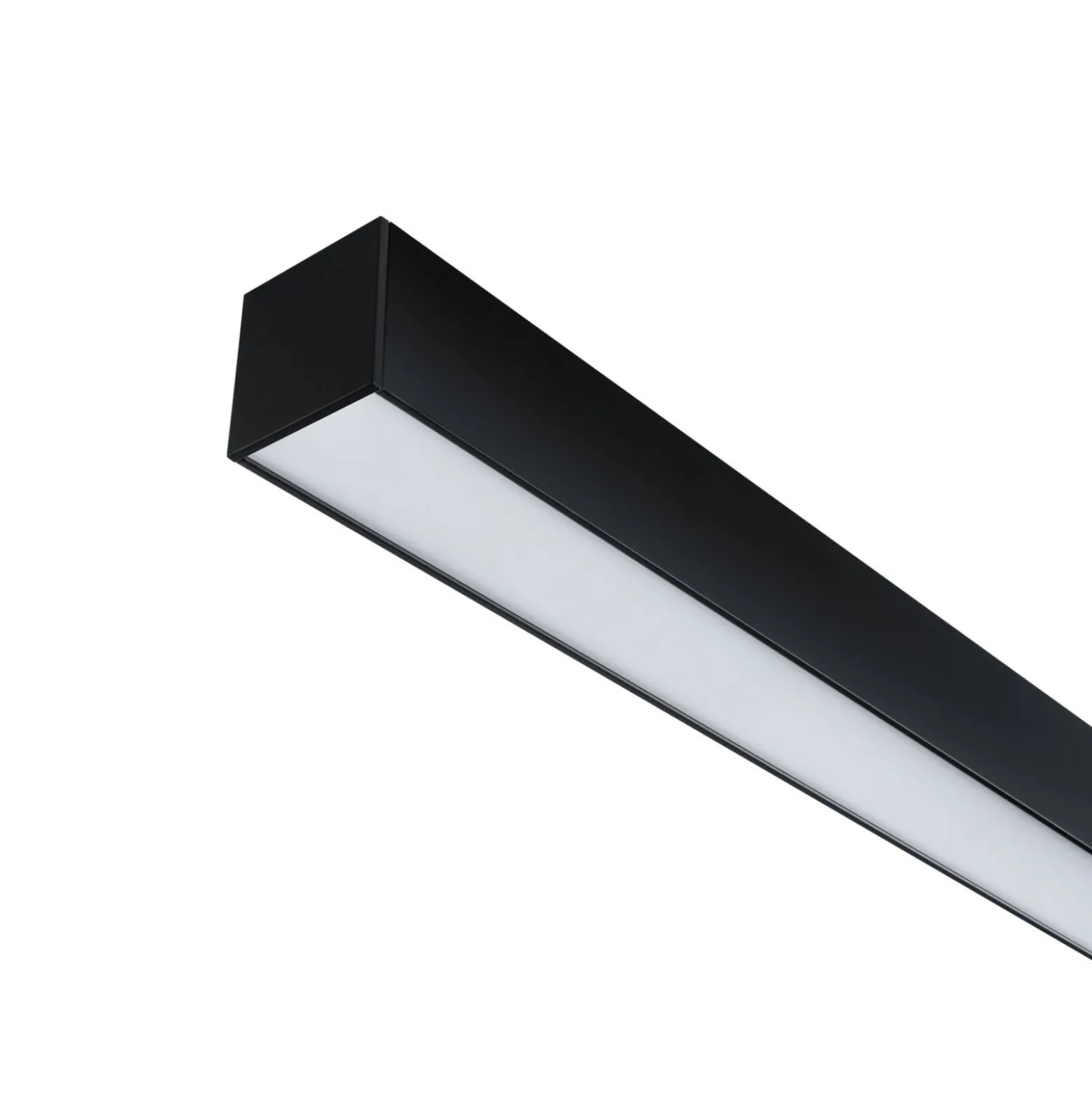 Paulmann LED-valolista Linion, musta, 100 cm, 3 000 K