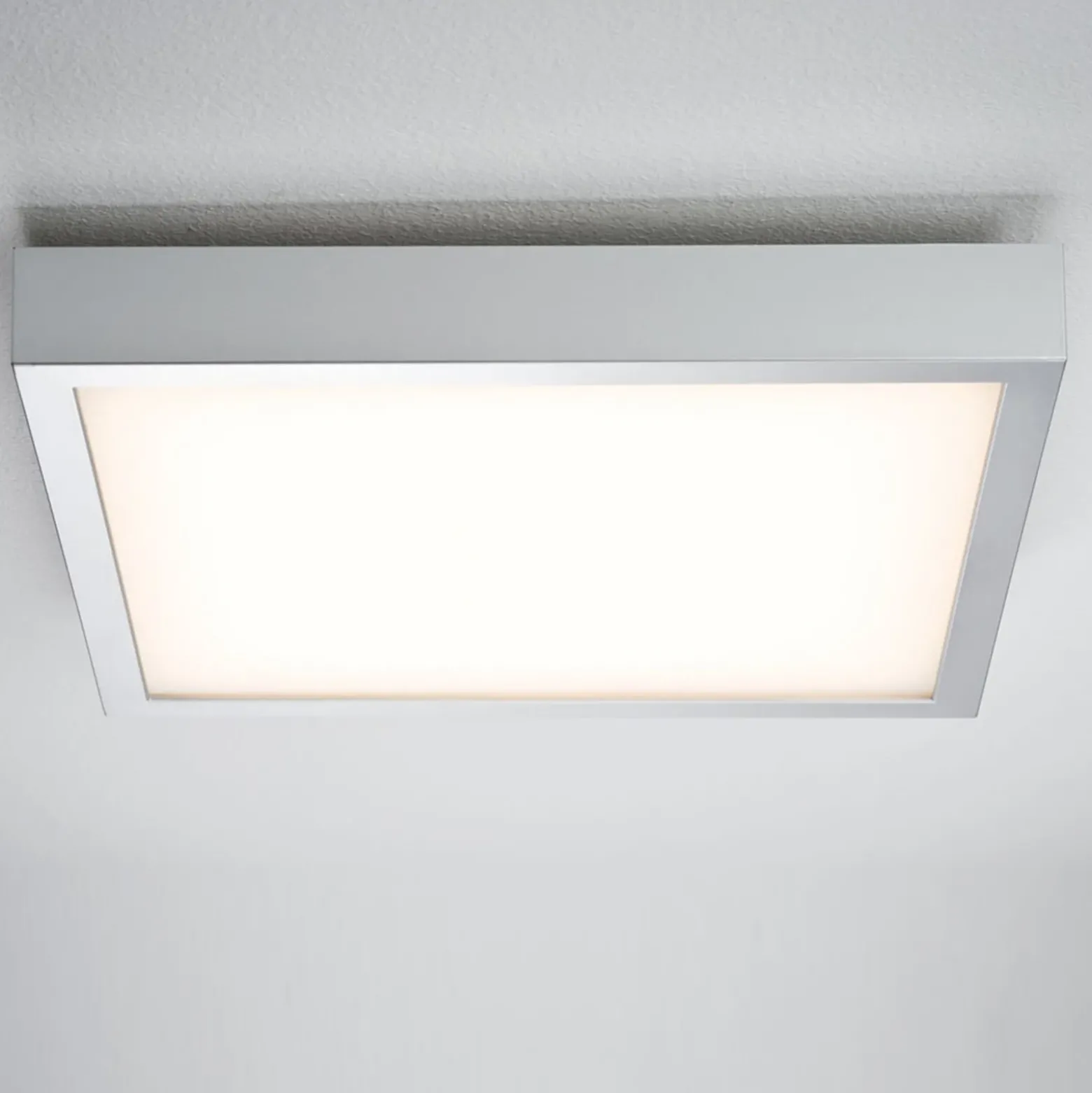 Paulmann Lunar -LED-paneeli, kromi, 40x40cm