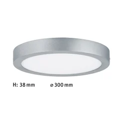 Paulmann Lunar -LED-paneeli, pyöreä Ø 30 cm, kromi