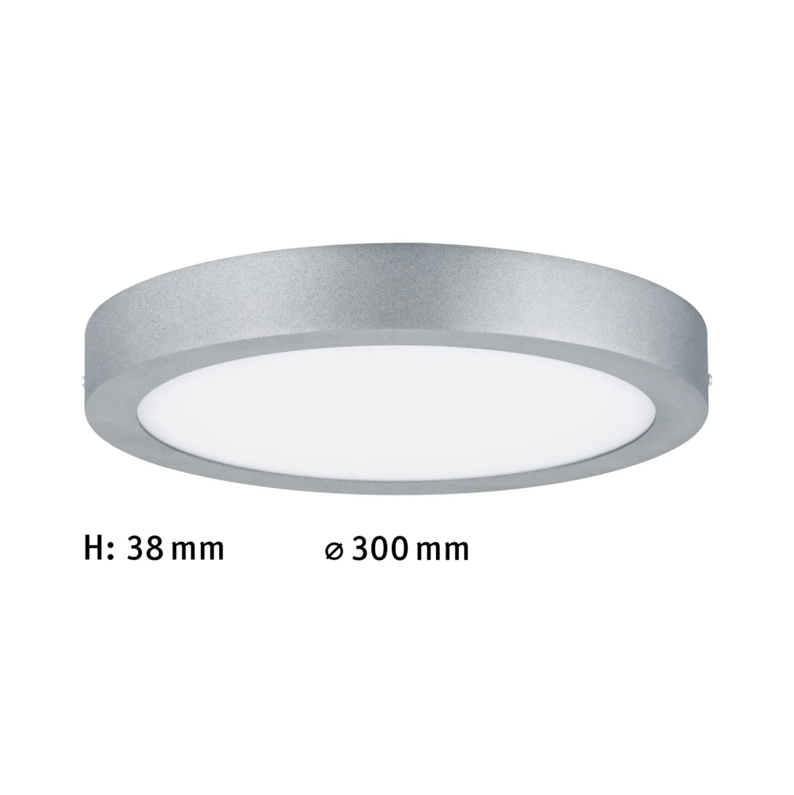 Paulmann Lunar -LED-paneeli, pyöreä Ø 30 cm, kromi