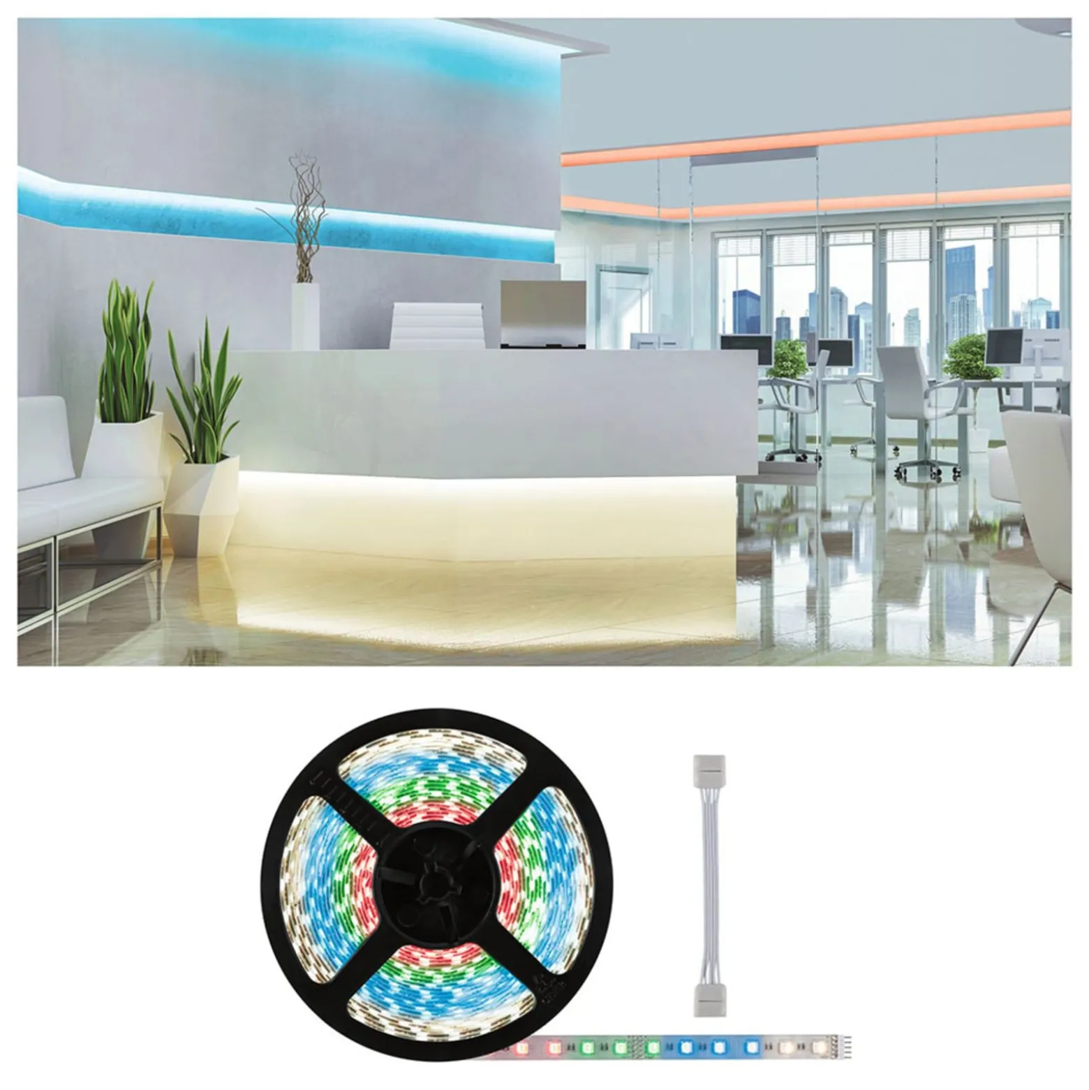 Paulmann MaxLED 500 -LED-nauha, 10 m, RGBW