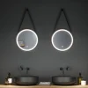 Paulmann Miro LED-riippupeili CCT Ø40cm Framelight
