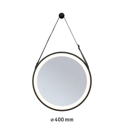 Paulmann Miro LED-riippupeili CCT Ø40cm Framelight