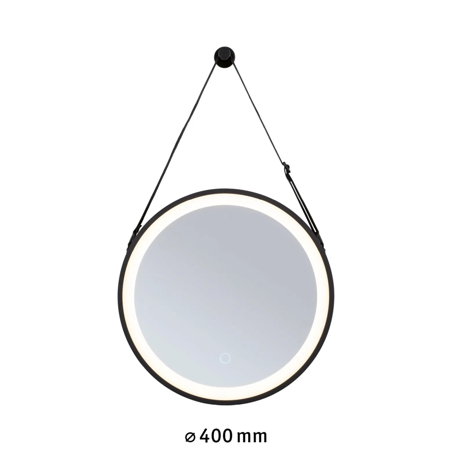 Paulmann Miro LED-riippupeili CCT Ø40cm Framelight