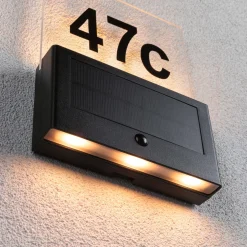Paulmann Neda -LED-talonnumerovalaisin, solar