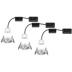 Paulmann Nova mini 3kpl käännettävä alumiini