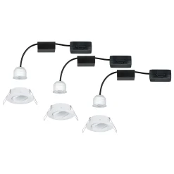 Paulmann Nova mini 3kpl käännettävä valkoinen