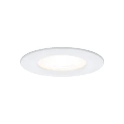 Paulmann Nova -uppovalaisin, valkoinen Ø 8 cm GU10-LED IP44 3 kpl:n sarja