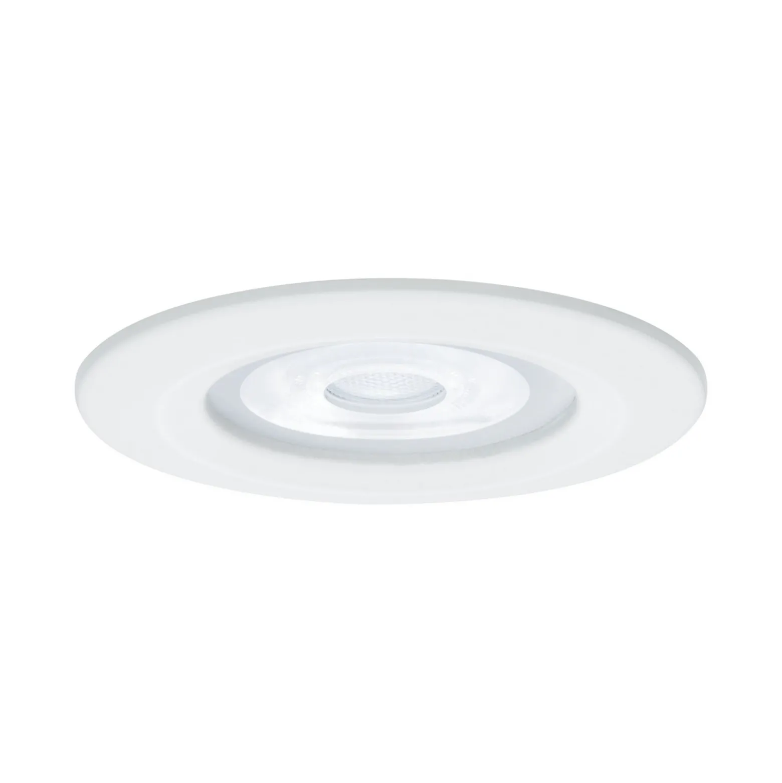 Paulmann Nova -uppovalaisin, valkoinen Ø 8 cm GU10-LED IP44 3 kpl:n sarja
