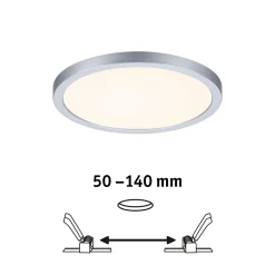 Paulmann-paneeli Areo pyöreä kromi 3step 17,5 cm