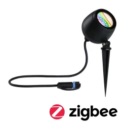 Paulmann Plug & Shine LED spot Kikolo maapiikki, ZigBee, RGBW