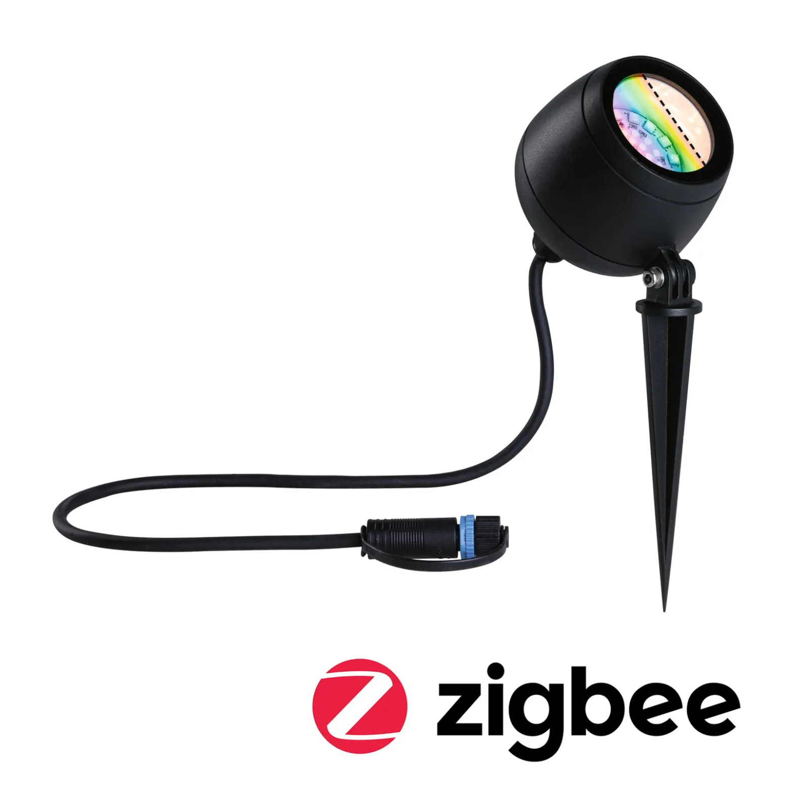 Paulmann Plug & Shine LED spot Kikolo maapiikki, ZigBee, RGBW