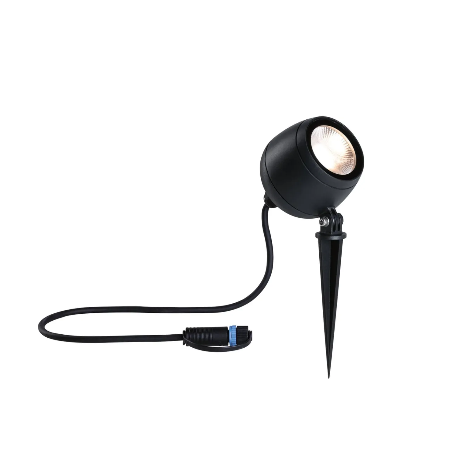 Paulmann Plug & Shine LED-valonheitin Kikolo, 3000 K, 60°, alumiini