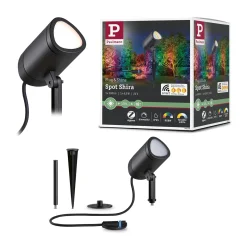 Paulmann Plug&Shine Shira maa piikki spotlight ZigBee RGBW