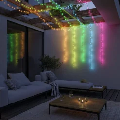 Paulmann Plug&Shine Smart -valoketju Yuna 10 m RGB musta