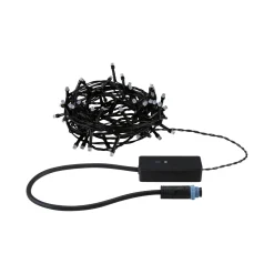 Paulmann Plug & Shine Smart -valoketju Yuna 5 m RGB musta