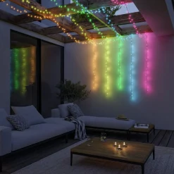 Paulmann Plug & Shine Smart -valoketju Yuna 5 m RGB musta